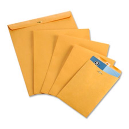 BUSINESS SOURCE Clasp Envelopes- 28 lb.- 9-.50in.x12-.50in.- Brown Kraft BU463092